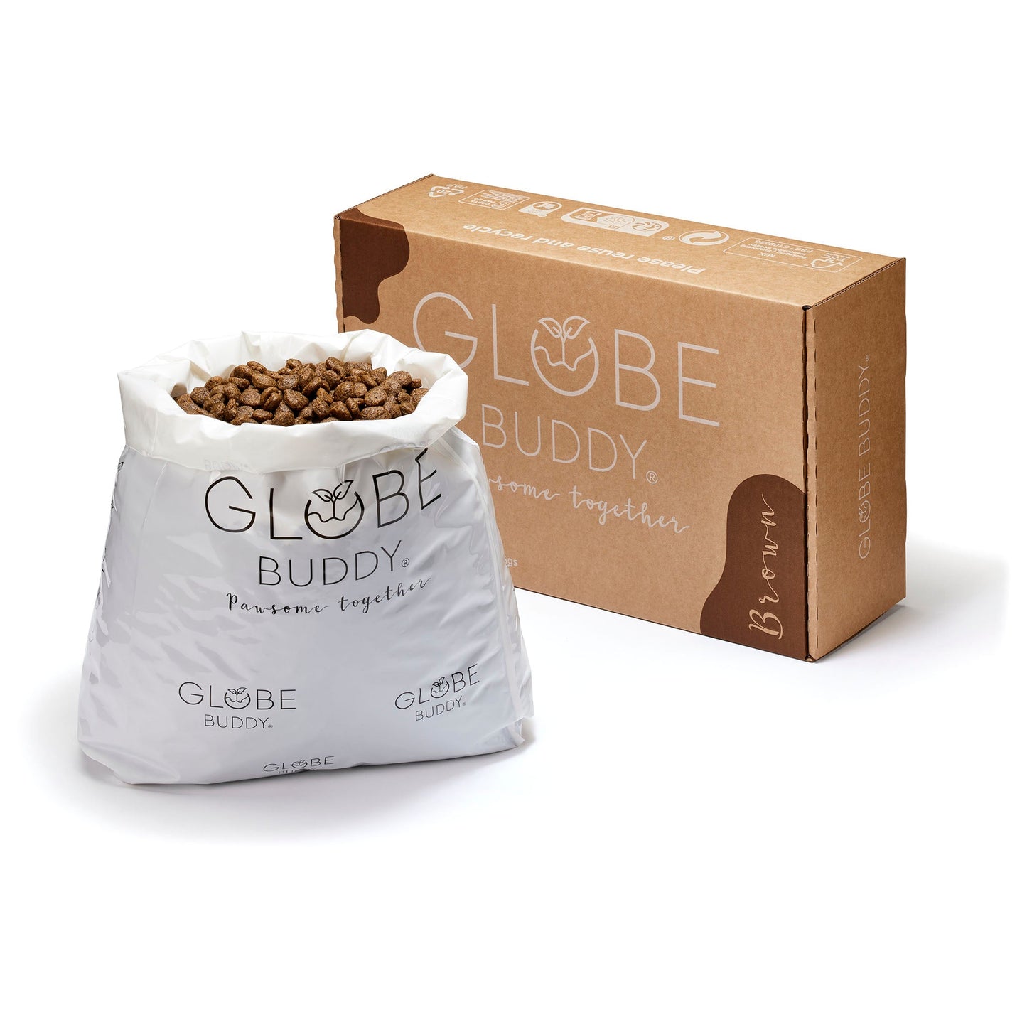 Globe Buddy Brown, dansk super premium fuldfoder med insektprotein, 3,75 kg
