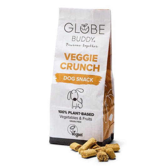 Globe Buddy Veggie Crunch, knasende godbidder, 200 g