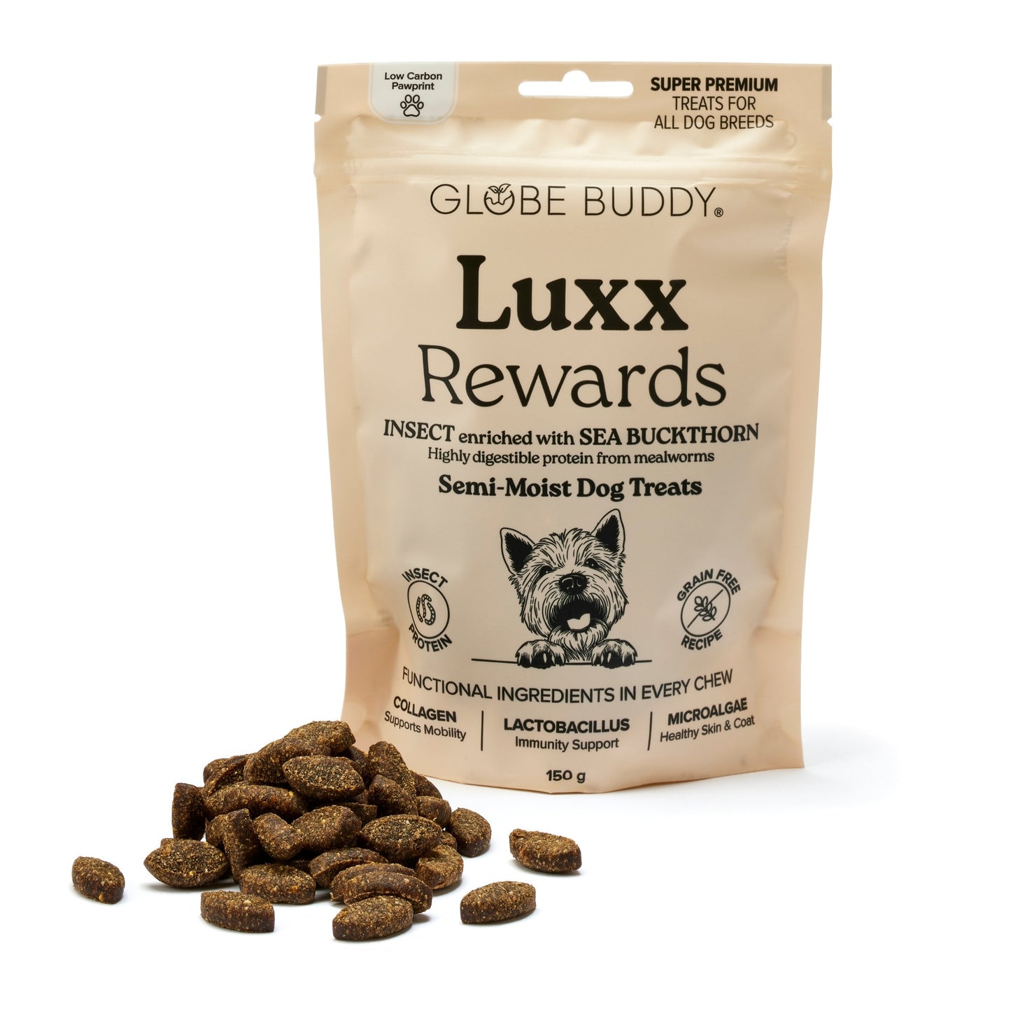 Luxx Taster Pack, prøv vores forskellige godbidder og find din hunds favoritter, 1 pose af hver Luxx, spar 37 kr.